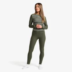 Downhill Base Layer Pants Damen Kambaba Green