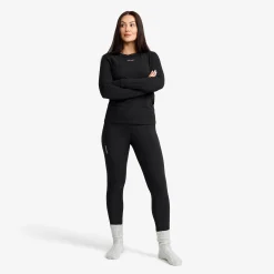 Downhill Base Layer Top Damen Black