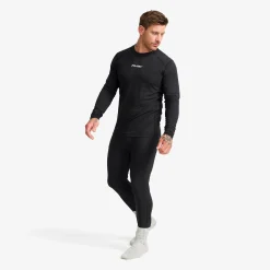 Downhill Base Layer Top Herren Black