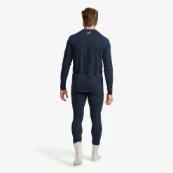 Downhill Base Layer Top Herren Deep Navy/Surf The Web
