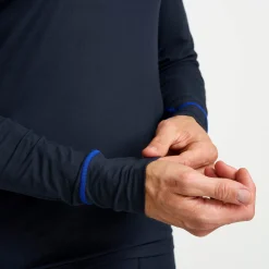 Downhill Base Layer Top Herren Deep Navy/Surf The Web
