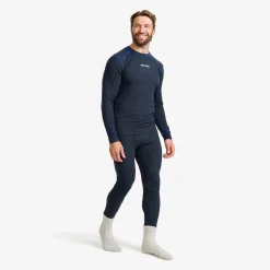 Downhill Base Layer Top Herren Deep Navy/Surf The Web