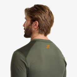 Downhill Base Layer Top Herren Kambaba Green/Rosin Green