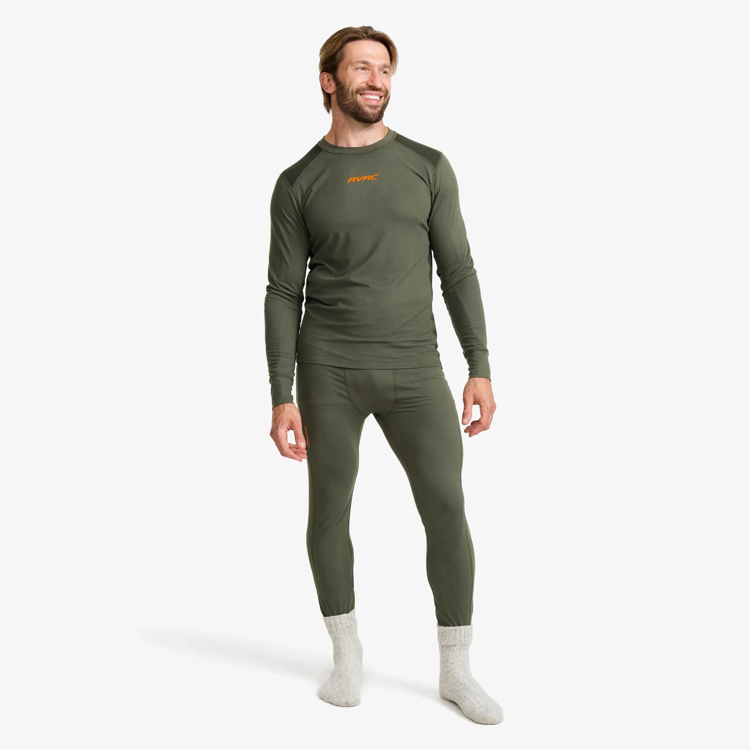 Downhill Base Layer Top Herren Kambaba Green/Rosin Green