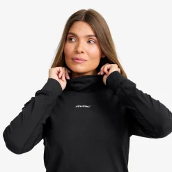 Downhill Base Layer Turtleneck Top Damen Black