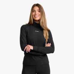 Downhill Base Layer Turtleneck Top Damen Black