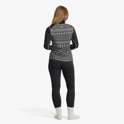 Downhill Base Layer Turtleneck Top Damen Black/Peyote