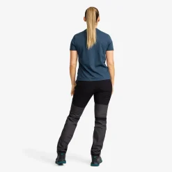 Easy Graphic Logo T-shirt Damen Moonlit Ocean