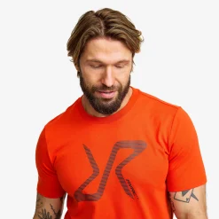 Easy Graphic Logo T-Shirt Herren Pureed Pumpkin