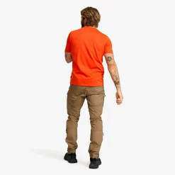 Easy Graphic Logo T-Shirt Herren Pureed Pumpkin