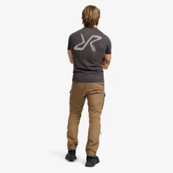 Easy Graphic Logo T-shirt Slim Fit Herren Anthracite