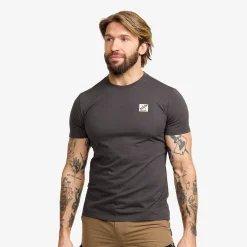 Easy Graphic Logo T-shirt Slim Fit Herren Anthracite