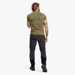Easy Graphic Logo T-shirt Slim Fit Herren Burnt Olive