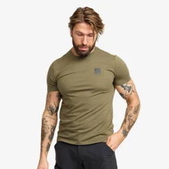 Easy Graphic Logo T-shirt Slim Fit Herren Burnt Olive