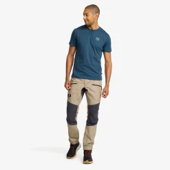 Easy Graphic Logo T-shirt Slim Fit Herren Moonlit Ocean