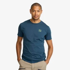 Easy Graphic Logo T-shirt Slim Fit Herren Moonlit Ocean