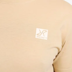 Easy Graphic Logo T-shirt Slim Fit Herren Safari Beige
