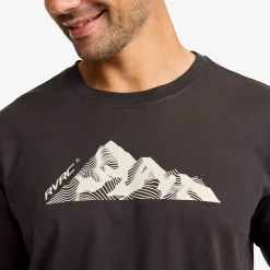 Easy Graphic Mount Lines T-shirt Herren Anthracite