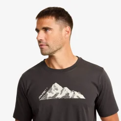 Easy Graphic Mount Lines T-shirt Herren Anthracite