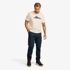 Easy Graphic Mount Lines T-shirt Herren Oatmeal