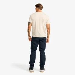 Easy Graphic Mount Lines T-shirt Herren Oatmeal