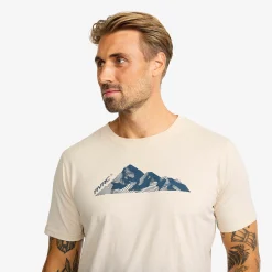 Easy Graphic Mount Lines T-shirt Herren Oatmeal