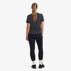 Easy Graphic T-shirt Damen Anthracite