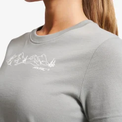 Easy Graphic T-shirt Damen Shadow