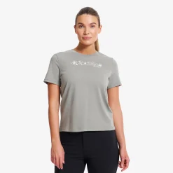 Easy Graphic T-shirt Damen Shadow