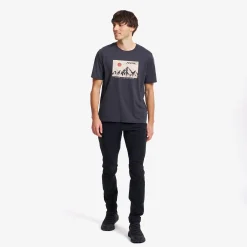 Easy Graphic T-shirt Herren Anthracite