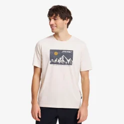 Easy Graphic T-shirt Herren Oatmeal