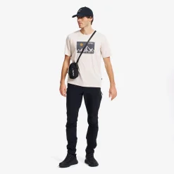 Easy Graphic T-shirt Herren Oatmeal