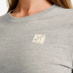 Easy Long-sleeved T-shirt Damen Grey Melange