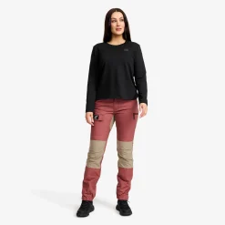 Easy Long-sleeved T-shirt Damen Black