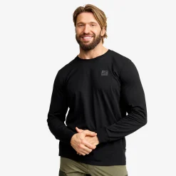 Easy Long-sleeved T-shirt Herren Black