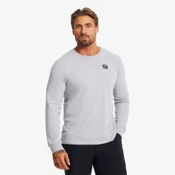 Easy Long-sleeved T-shirt Herren Grey Melange