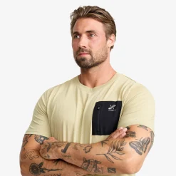 Easy Pocket T-shirt Herren Eucalyptus