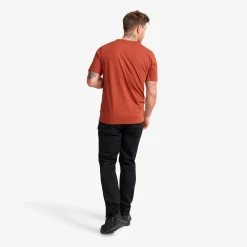 Easy Pocket T-shirt Herren Rusty Orange