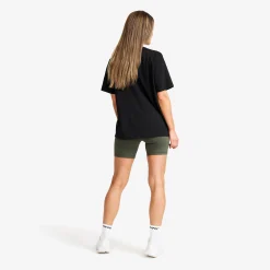 Easy Relaxed T-shirt Damen Black