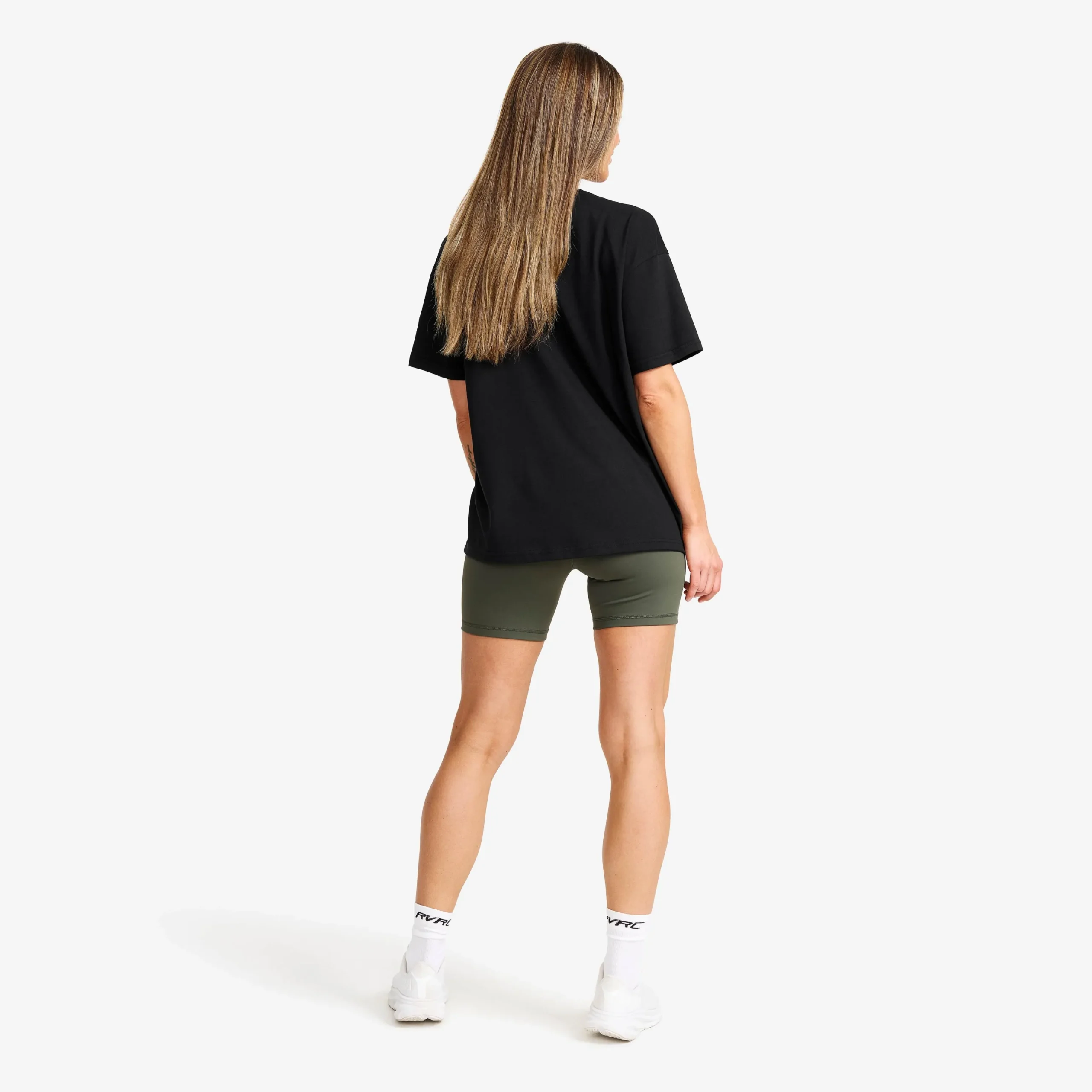 Easy Relaxed T-shirt Damen Black