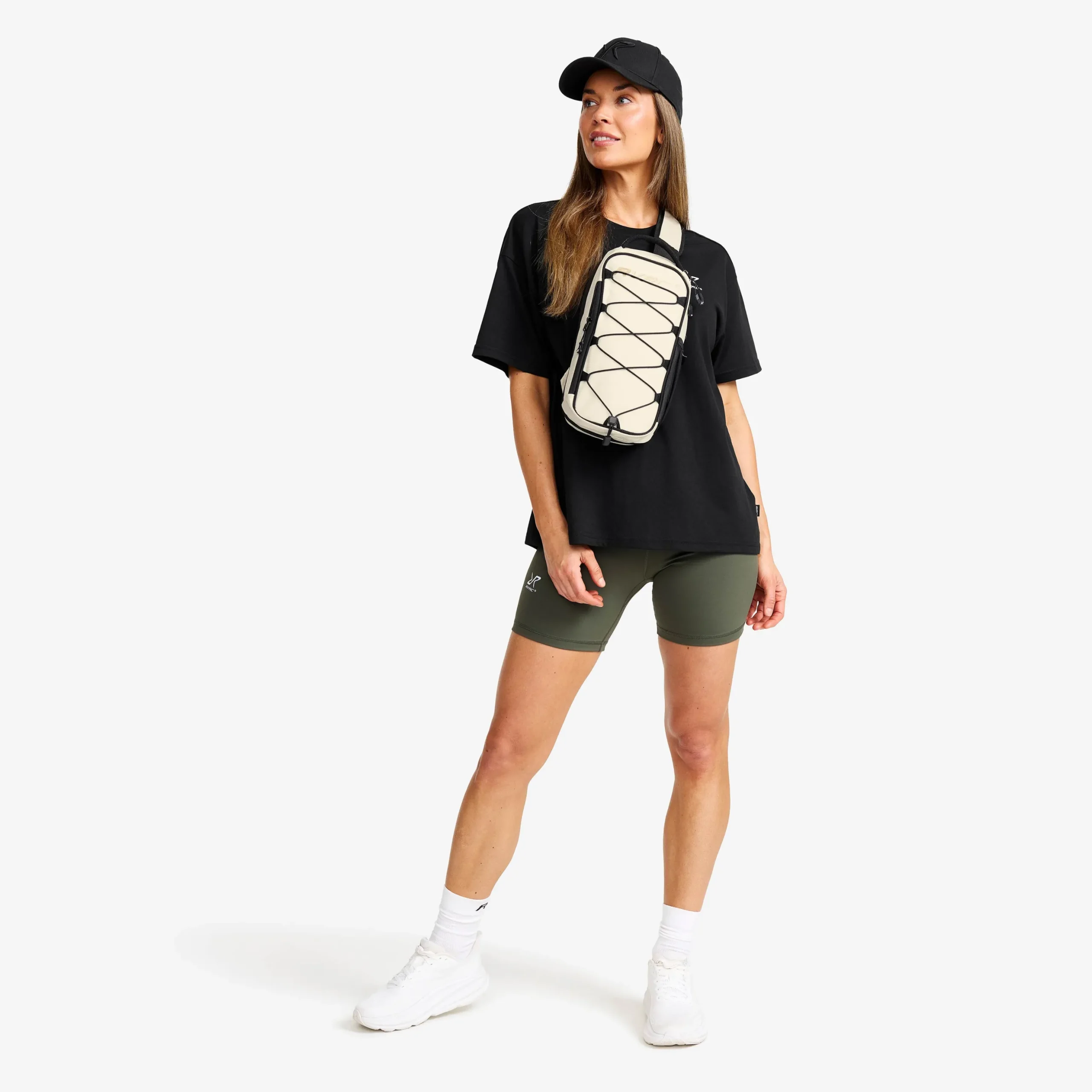 Easy Relaxed T-shirt Damen Black