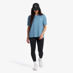 Easy Relaxed T-shirt Damen Captain's Blue