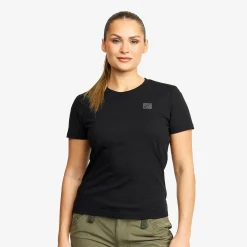 Easy Slim Fit T-shirt Damen Black