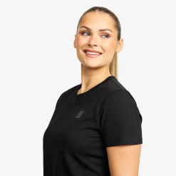 Easy Slim Fit T-shirt Damen Black