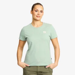 Easy Slim Fit T-shirt Damen Iceberg Green