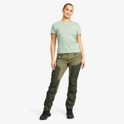 Easy Slim Fit T-shirt Damen Iceberg Green
