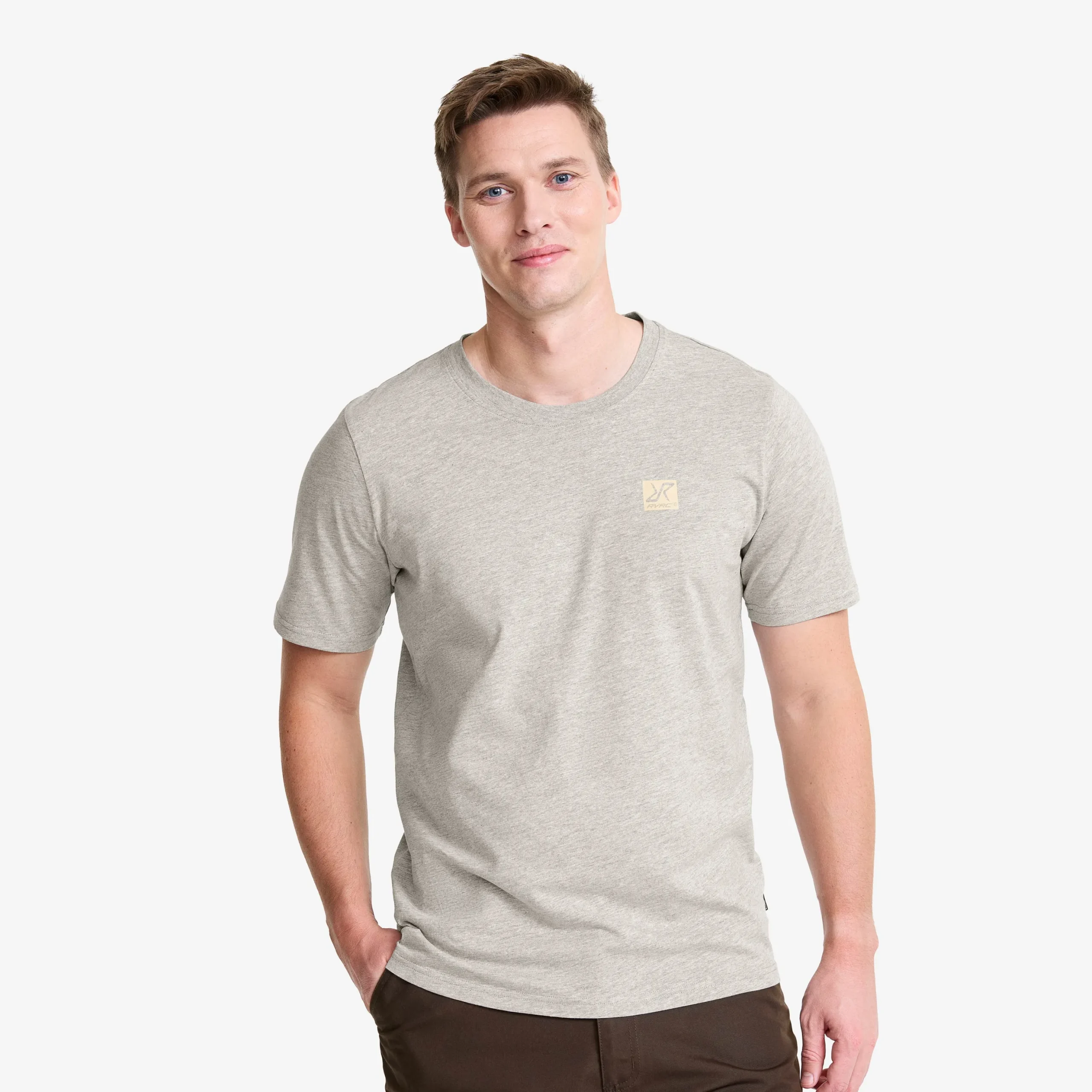Easy T-shirt Herren Grey Melange