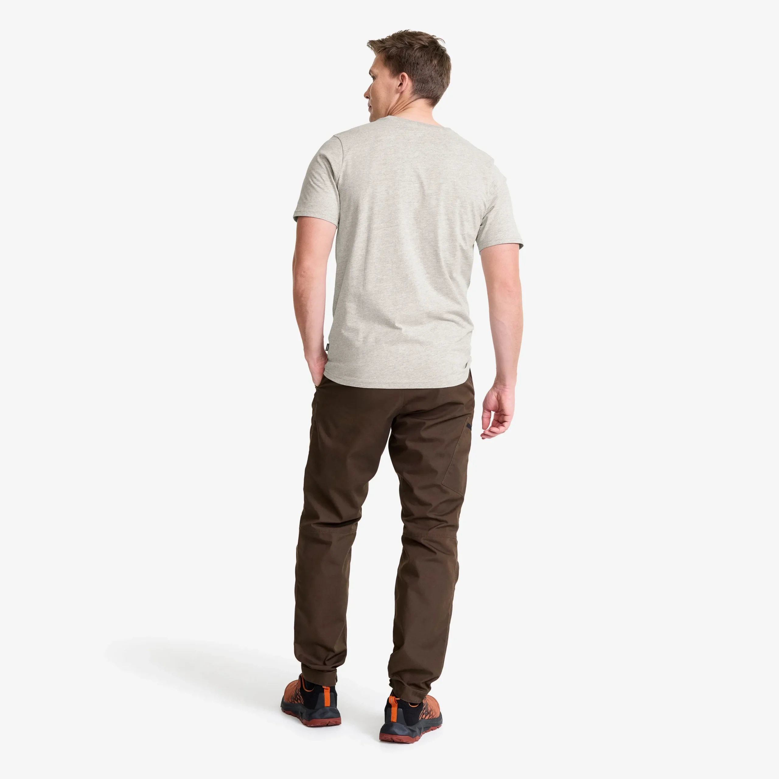 Easy T-shirt Herren Grey Melange