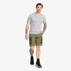 Easy T-shirt Slim Fit Herren Grey Melange