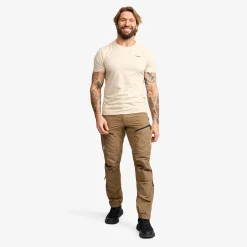 Easy T-shirt Slim Fit Herren Oatmeal